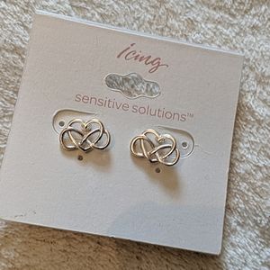 $5 add on heart infinity earrings